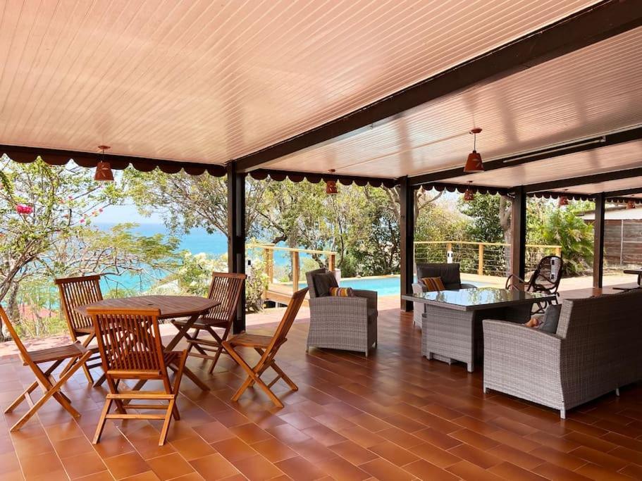 Le Caillou *** Belle Villa, 4 Chambres, Piscine, Vue Mer *** Le Diamant Bagian luar foto