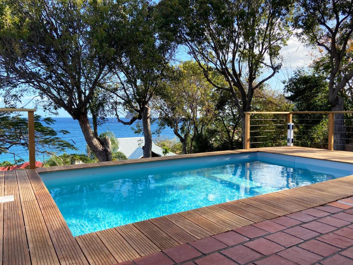 Le Caillou *** Belle Villa, 4 Chambres, Piscine, Vue Mer *** Le Diamant Bagian luar foto